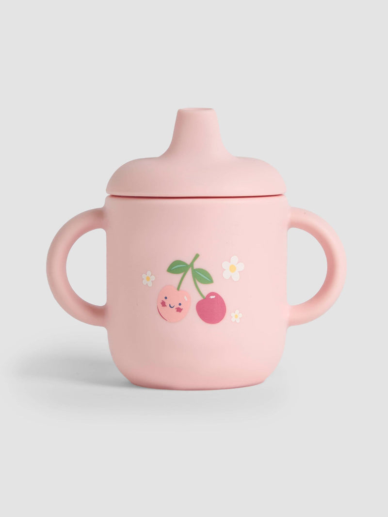 JoJo Maman Bébé printed silicone sippy cup, UK version