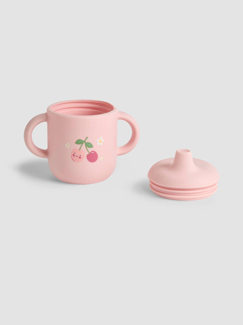 JoJo Maman Bébé printed silicone sippy cup, UK version