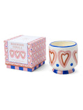 Paddywax Pink Adopo Hearts Ceramic Candle