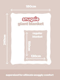 Silentnight cable knit giant blanket 240x180cm, UK version