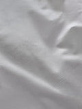 Grey light cotton rich plain duvet cover and pillowcase set, UK version