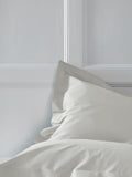 Set of 2 Grey Light Cotton Rich Pillowcases