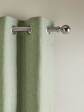Green Soft Marl Blackout/Thermal Eyelet Curtains