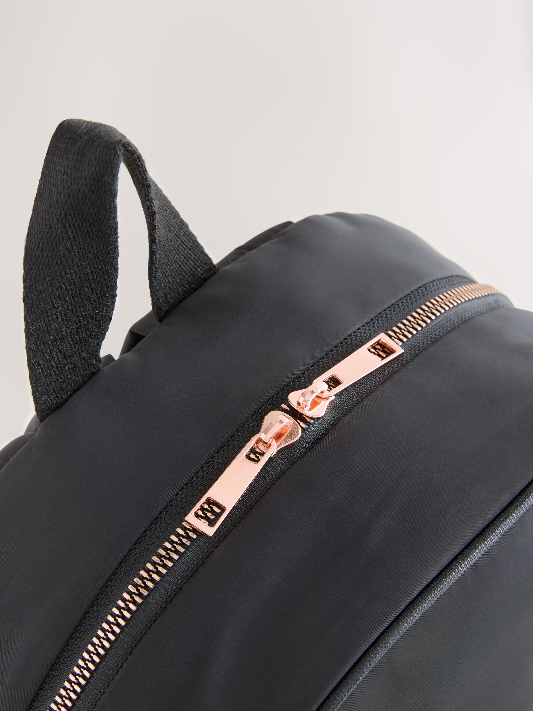 Black bow backpack 43cm height polyester (British brand)
