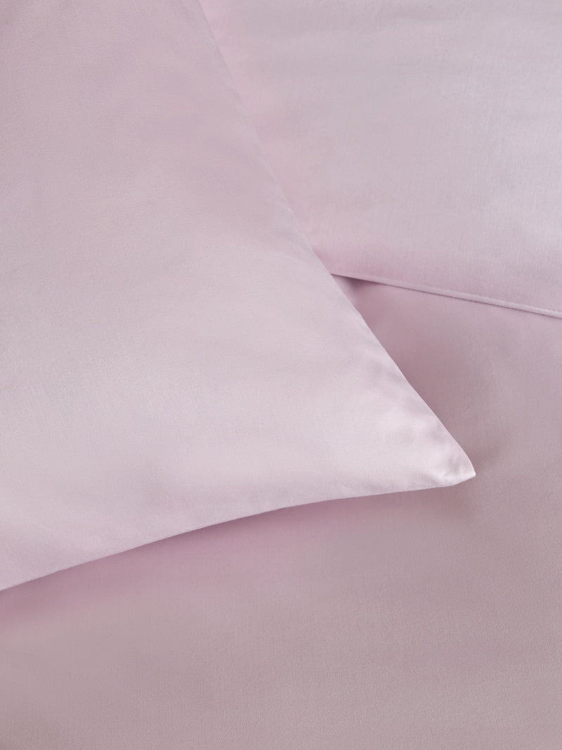 Lilac Purple 400 Thread Count Egyptian Cotton Sateen Luxury Duvet Cover and Pillowcase Set