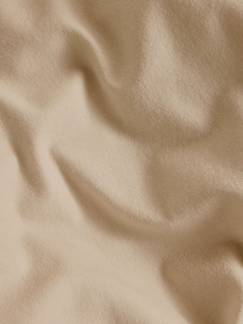 Natural Supersoft brushed cotton duvet cover and pillowcase set, imported from the UK