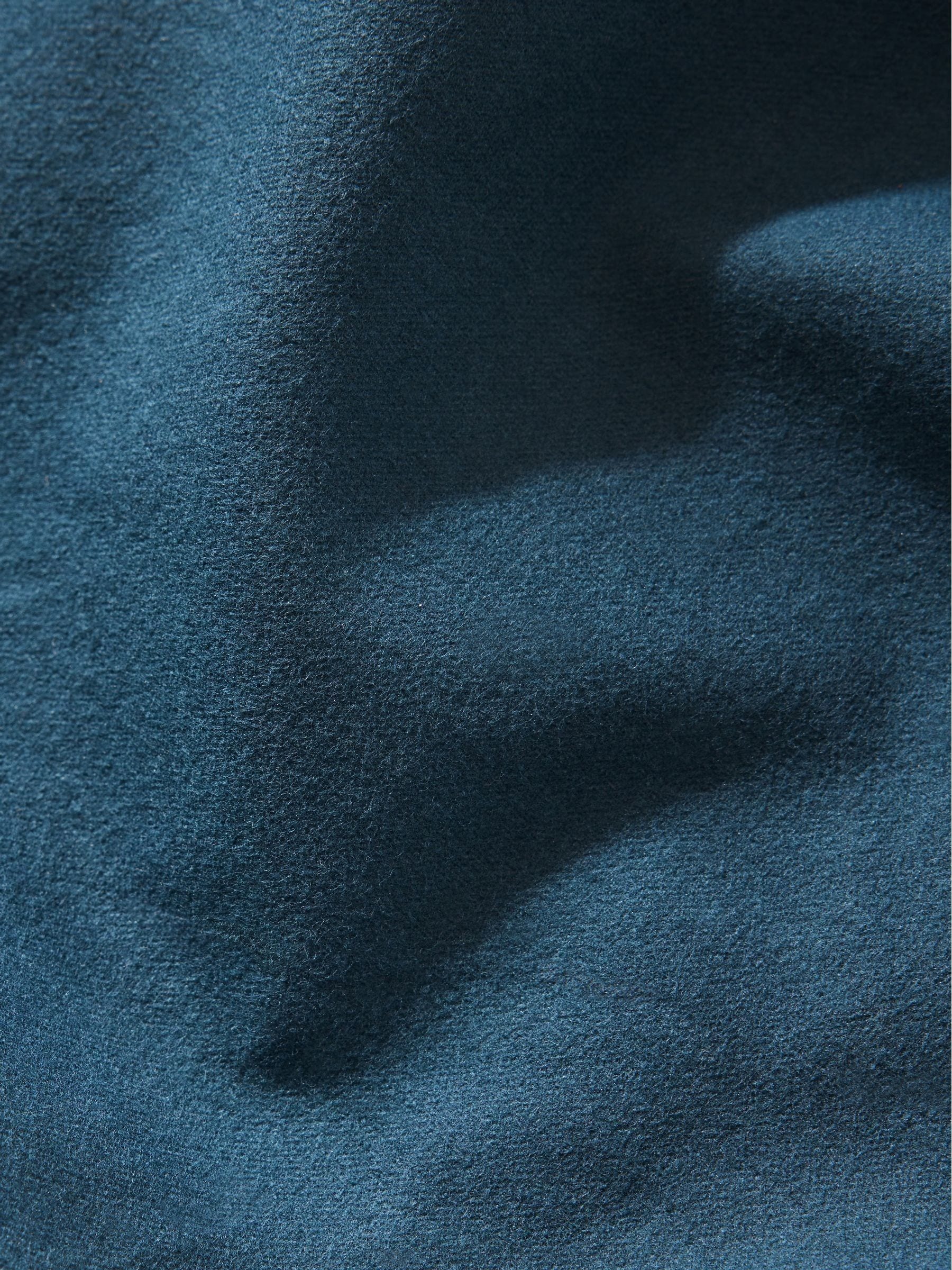 Teal blue supersoft cotton duvet cover and pillowcase set (British brand)