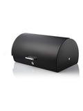 Black Matt Finish Bread Bin with 14 Litre Capacity and Ventilation Holes