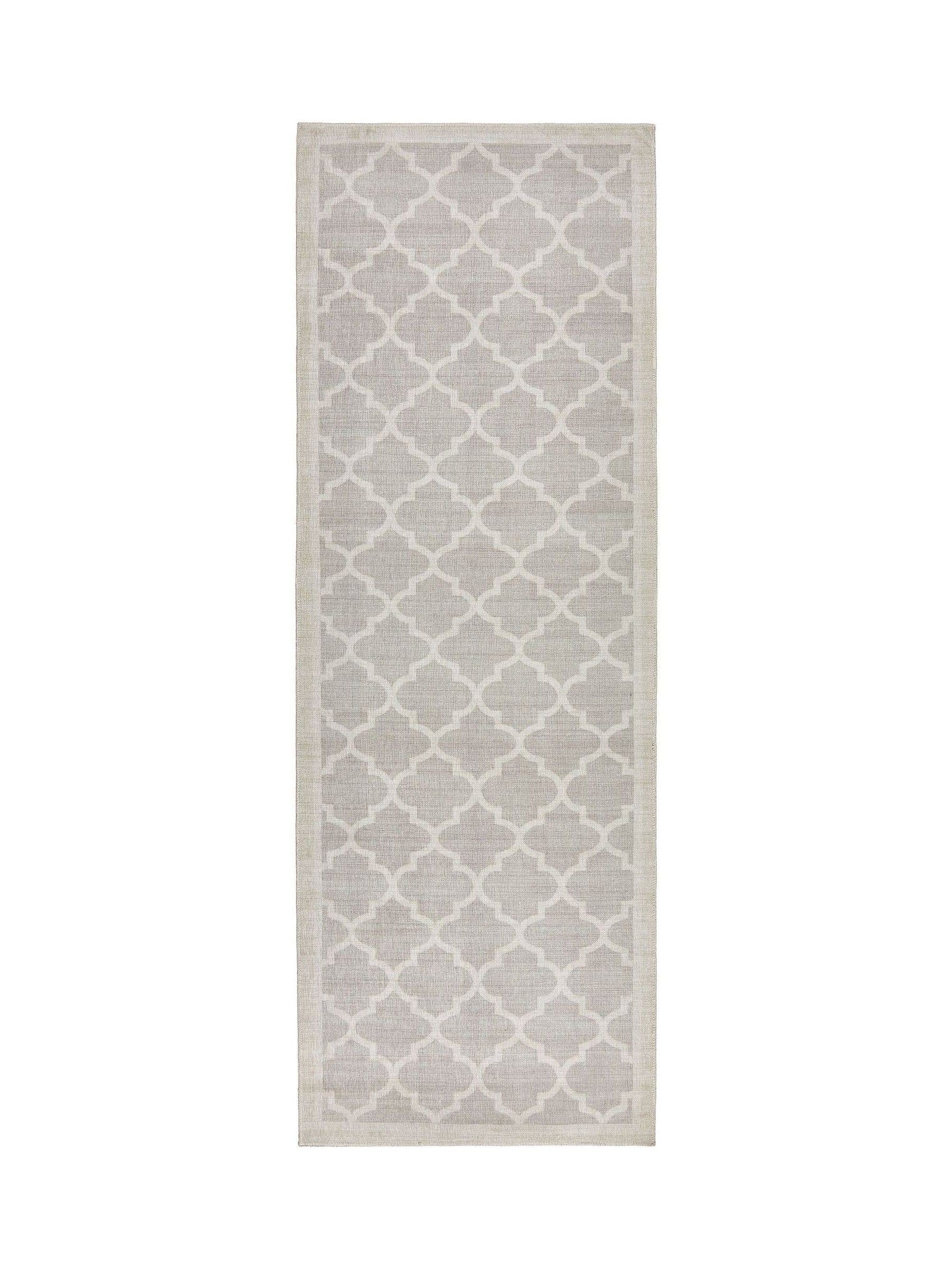 Origin Rugs Chateau runner rug cream washable 200cm (British brand)