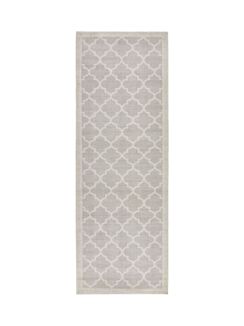 Origin Rugs Chateau runner rug cream washable 200cm (British brand)