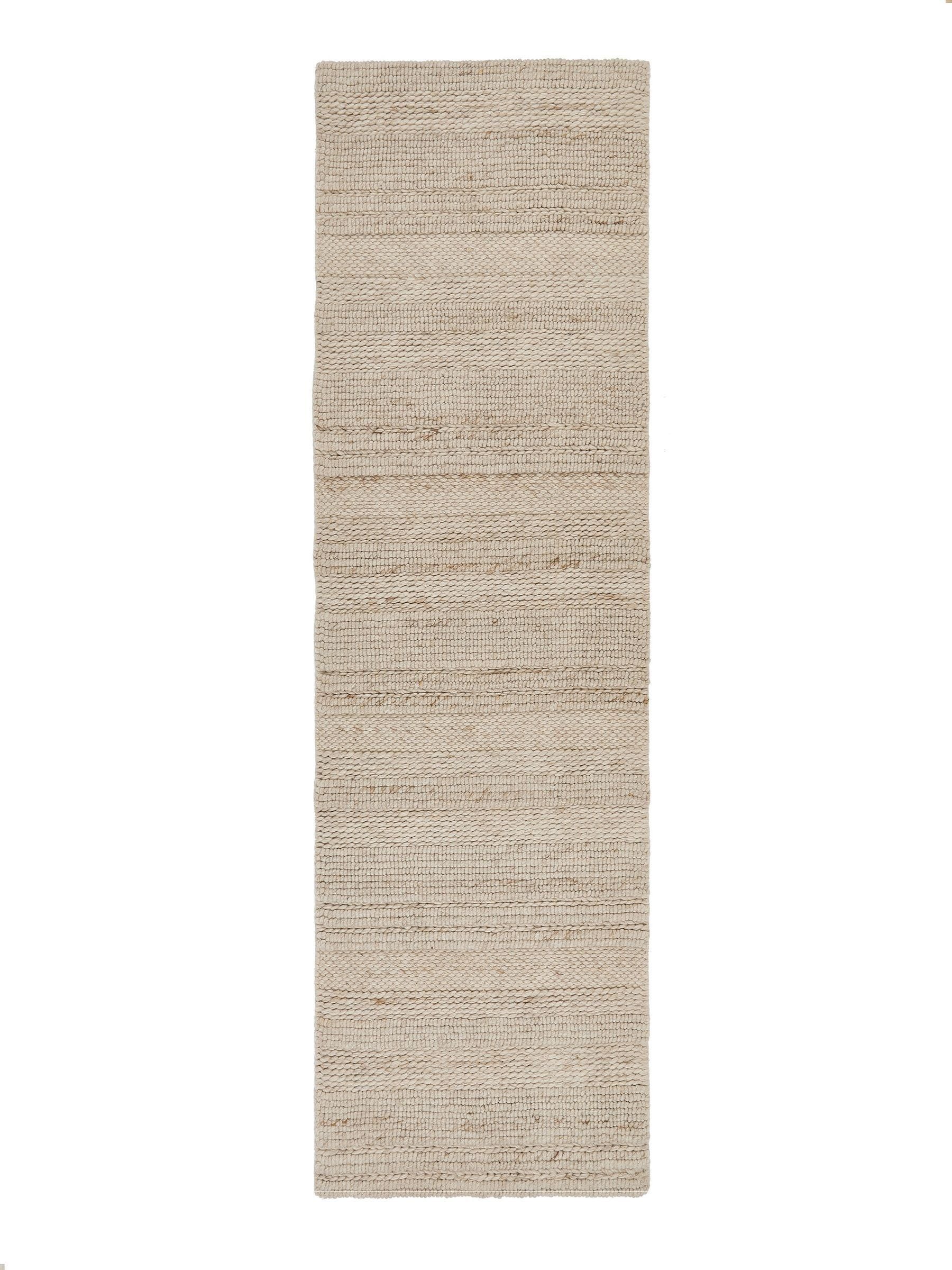 Origin Rugs cream chunky knit runner, UK version