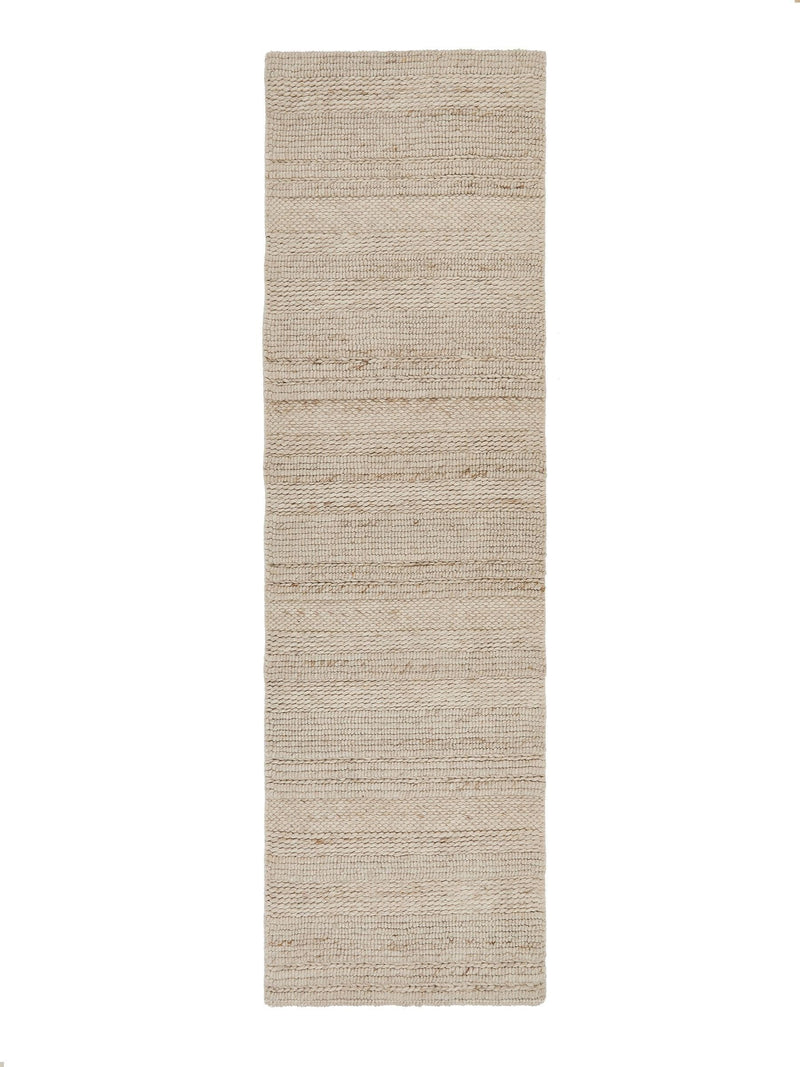 Origin Rugs cream chunky knit runner, UK version