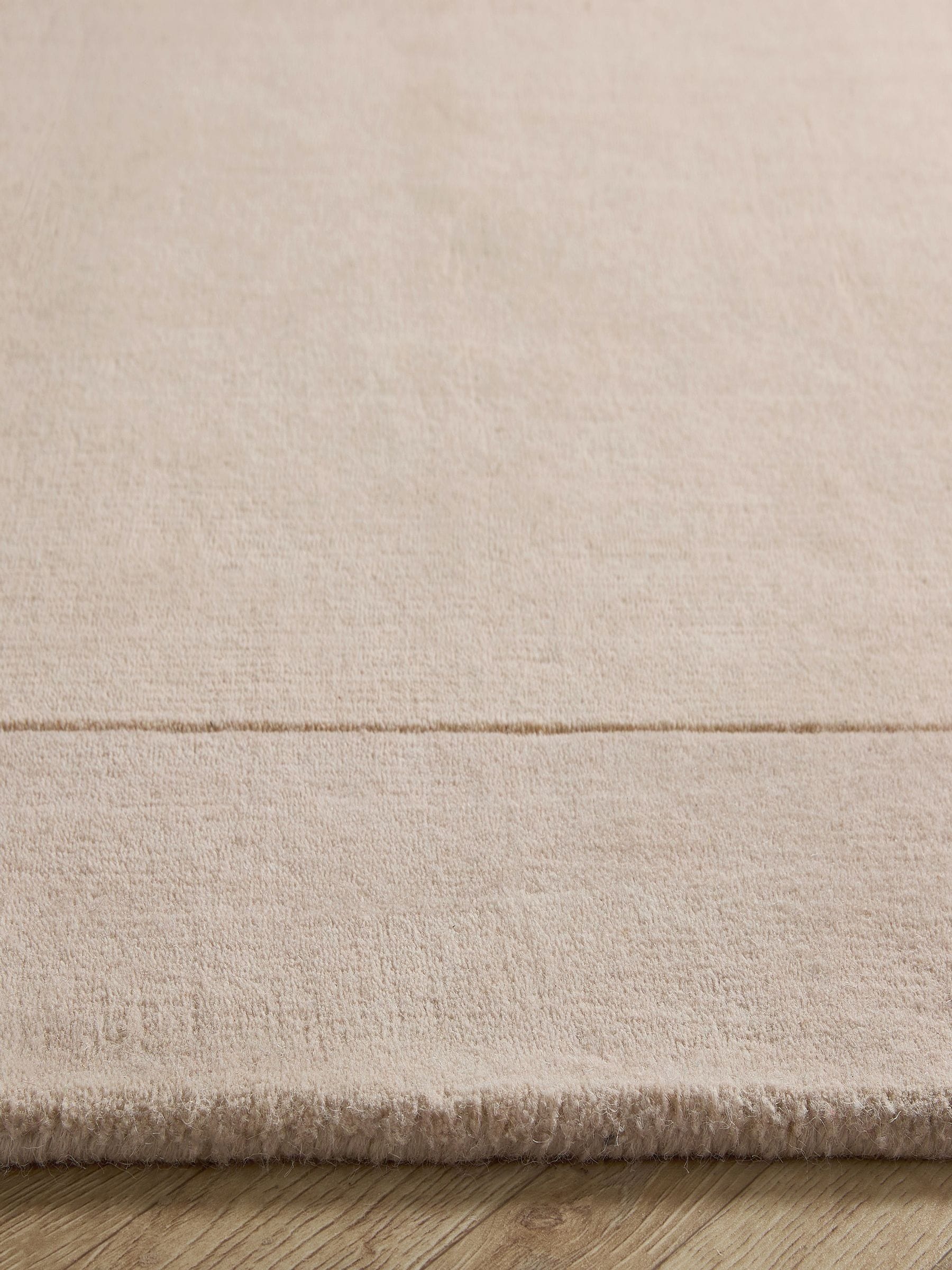 Origin Rugs cream borders wool runner 200cm, UK version