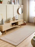 Origin Rugs Cream Borders Wool Runner