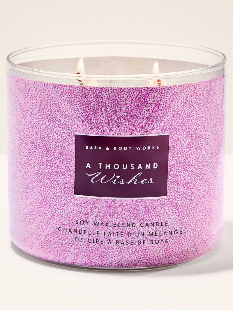 Bath & Body Works A Thousand Wishes 3 wick candle 411g - British product