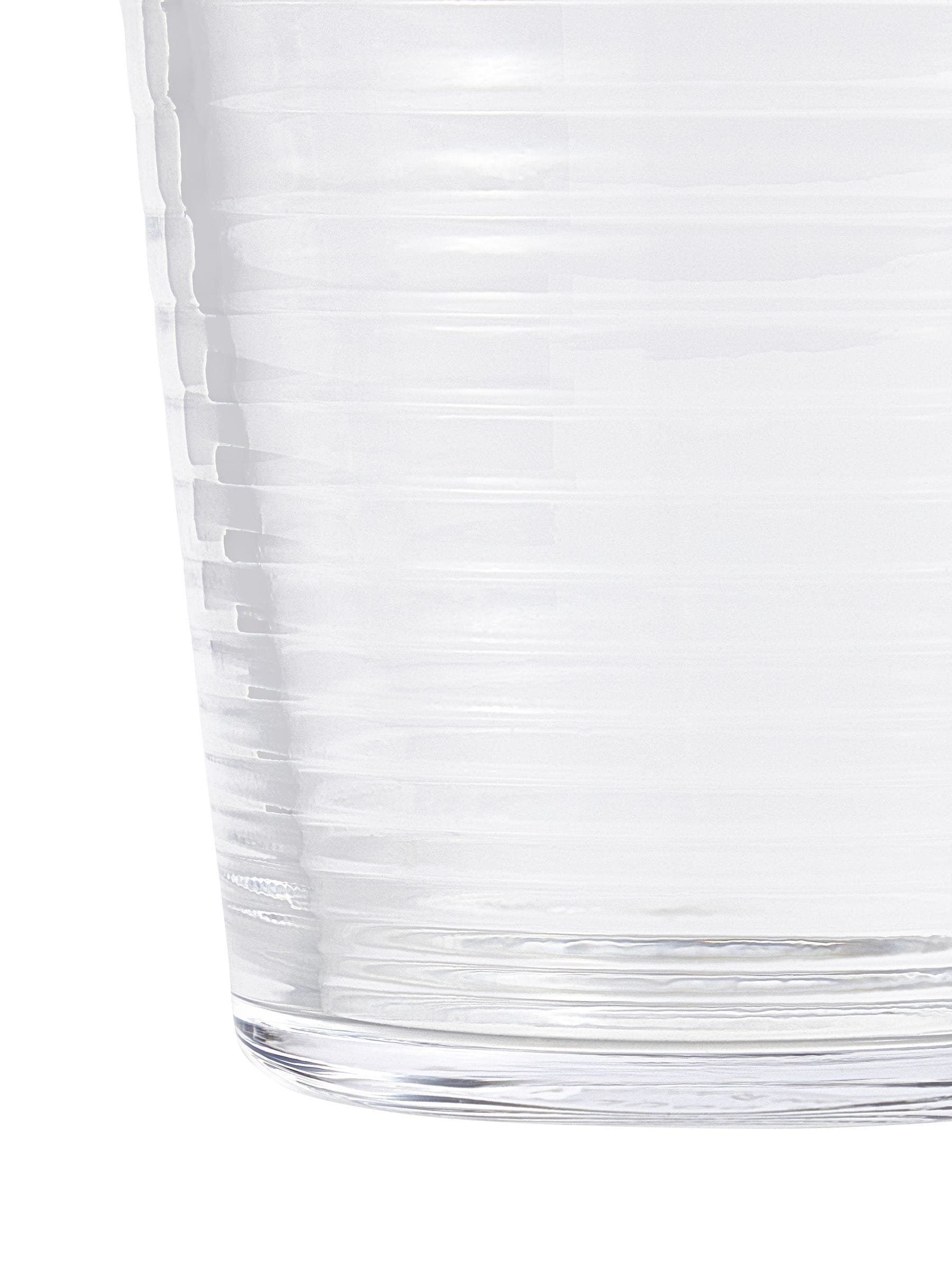 Royal Doulton clear maze highball glasses set of 4, imported from the UK