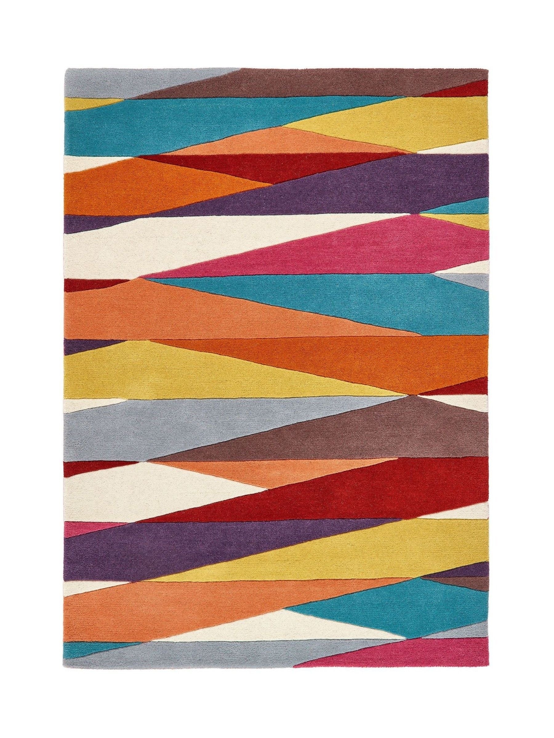 Origin Rugs Shard orange wool rug - British product