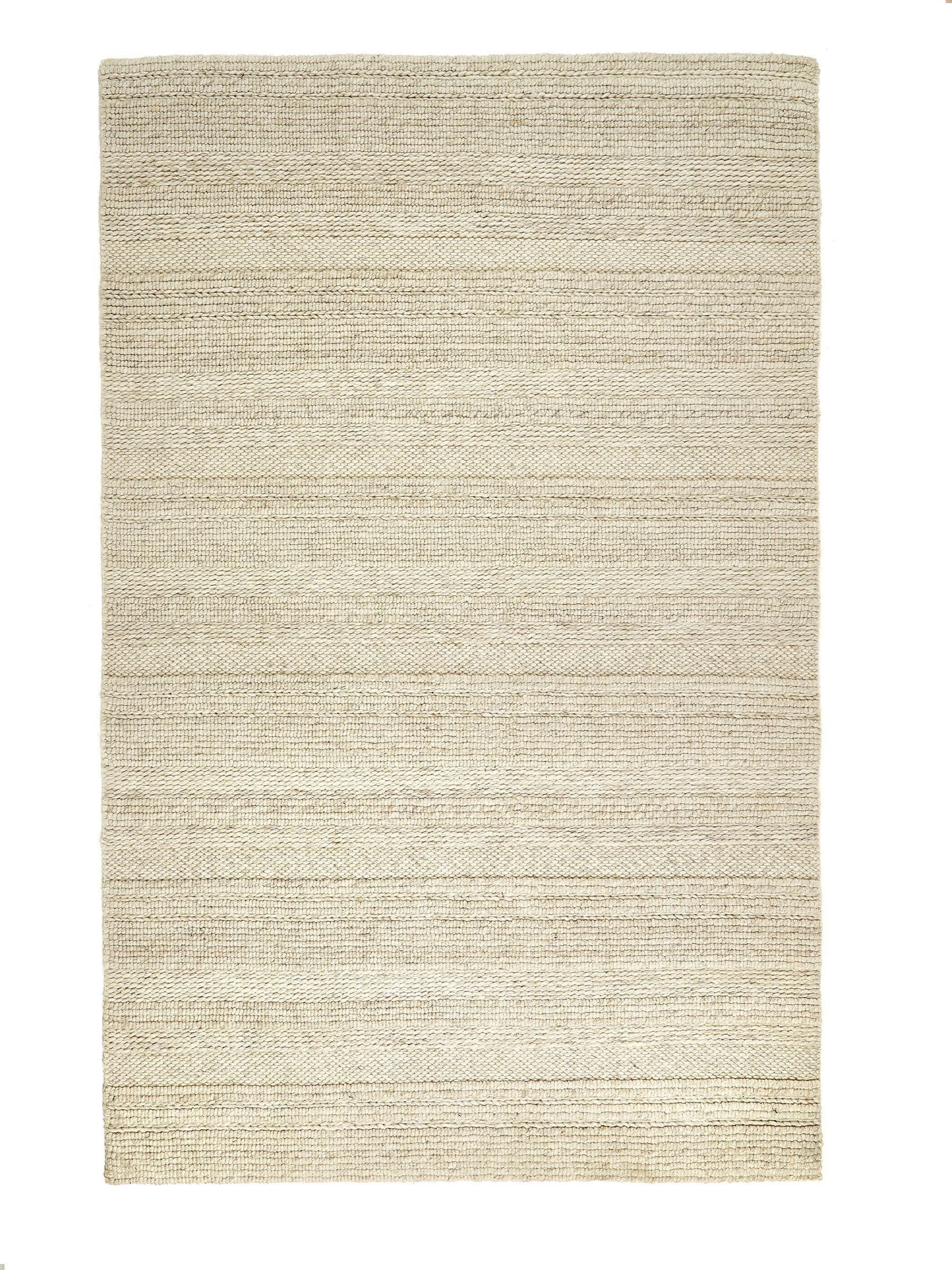 Origin Rugs cream chunky knit rug 120x170 or 160x230 cm, UK version