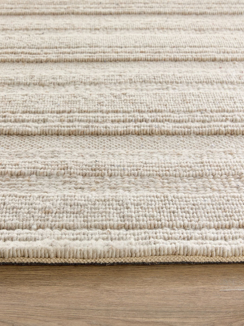 Origin Rugs cream chunky knit rug 120x170 or 160x230 cm, UK version