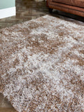 Origin Rugs Brown Hadley shaggy rug, UK version