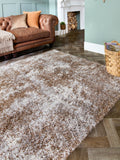 Origin Rugs Brown Hadley shaggy rug, UK version
