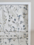 Roman blackout blind with Honesty Leaf floral print - British product