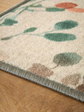 Washable autumnal floral print runner (British brand)