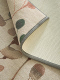 Washable autumnal floral print runner (British brand)