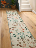Washable autumnal floral print runner (British brand)