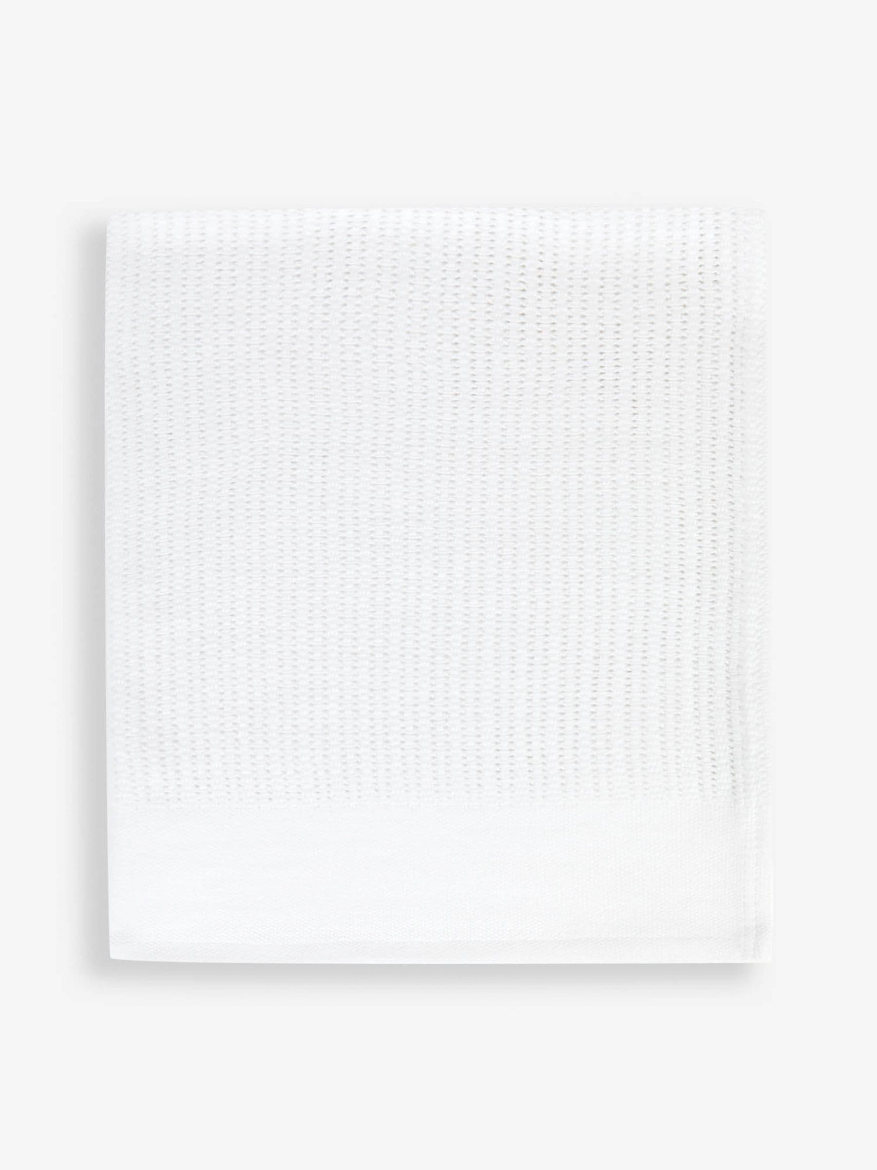 JoJo Maman Bébé personalised woven cellular blanket 75x90cm, imported from the UK