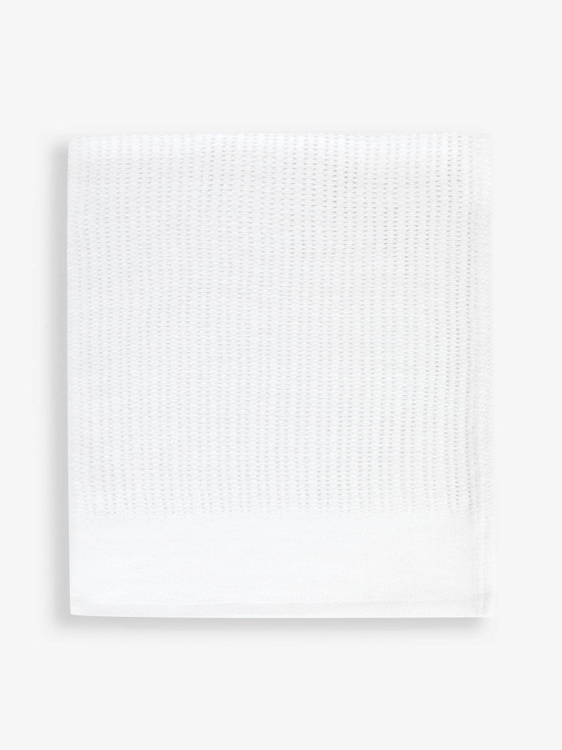 JoJo Maman Bébé personalised woven cellular blanket 75x90cm, imported from the UK