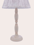 Laura Ashley white pussy willow table lamp, UK version