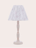 Laura Ashley white pussy willow table lamp, UK version