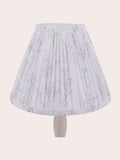 Laura Ashley white pussy willow table lamp, UK version