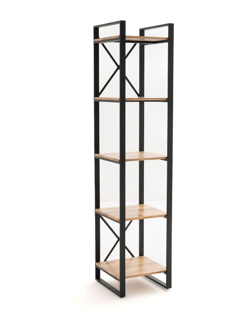 La Redoute Intérieurs solid oak and steel shelving unit (British brand)