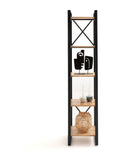 La Redoute Intérieurs solid oak and steel shelving unit (British brand)