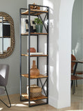 La Redoute Intérieurs solid oak and steel shelving unit (British brand)