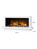 Be Modern Huxton 51 inch electric fireplace, imported from the UK
