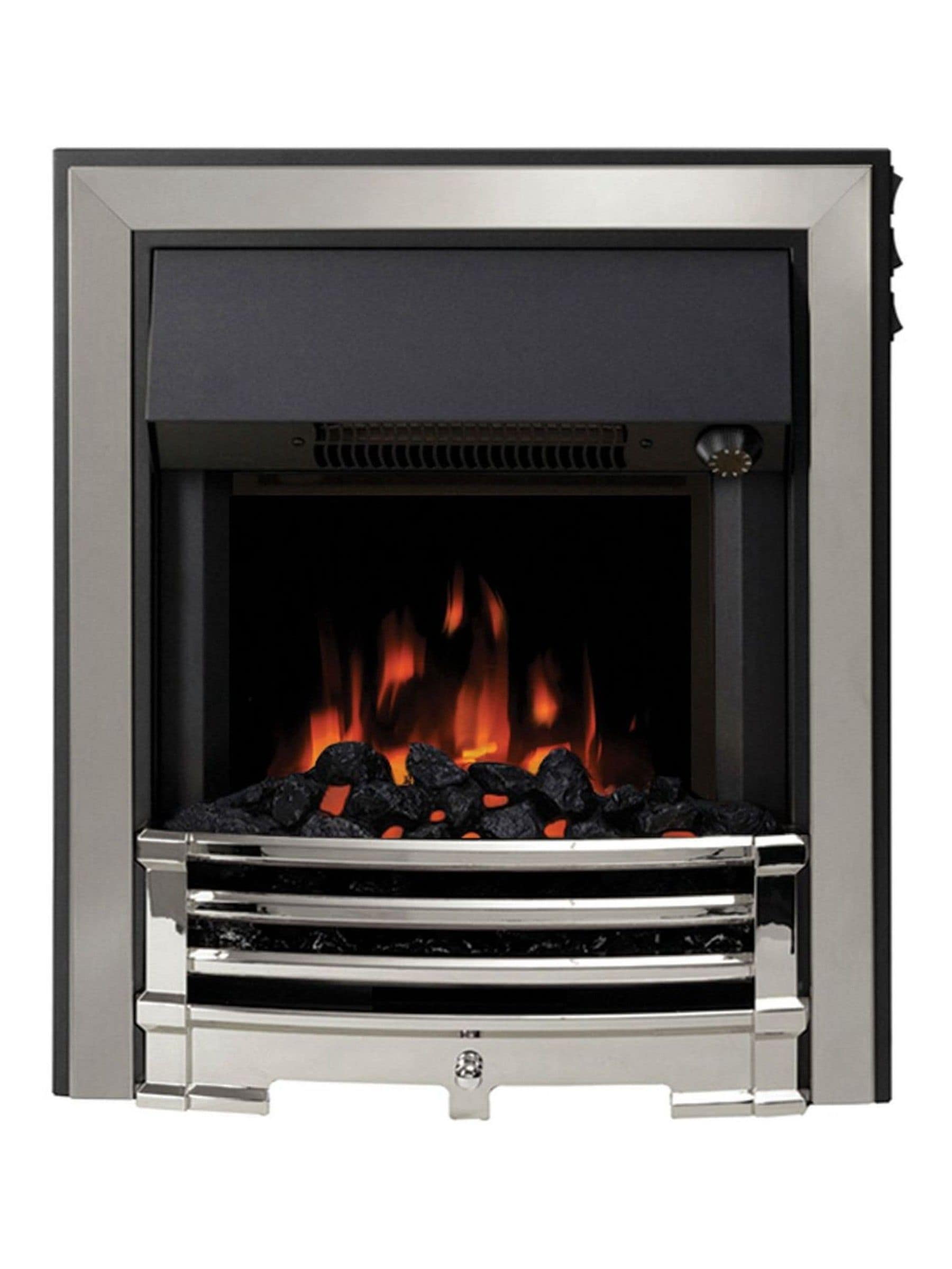 Be Modern black Aspen inset electric fireplace, imported from the UK