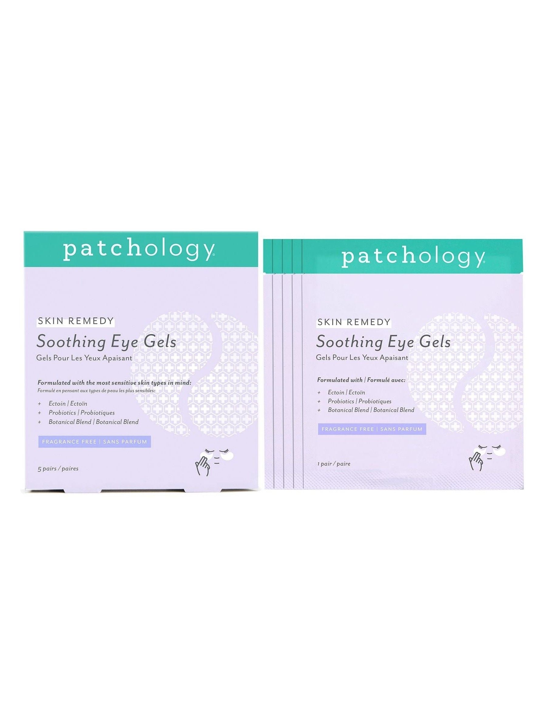 Patchology Skin Remedy soothing eye gels 5 pack - British product