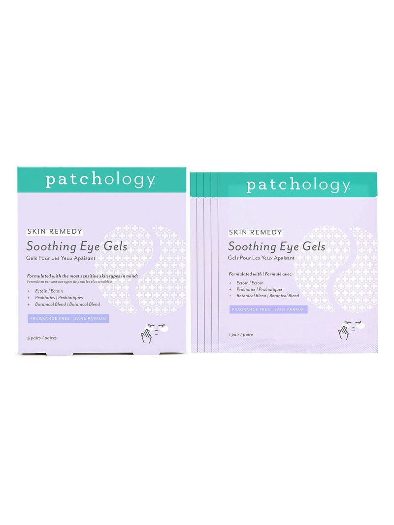 Patchology Skin Remedy soothing eye gels 5 pack - British product