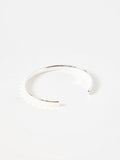 Oliver Bonas Silver Tone Donna Disco Textured Bangle, imported from the UK