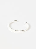 Oliver Bonas Silver Tone Donna Disco Textured Bangle, imported from the UK