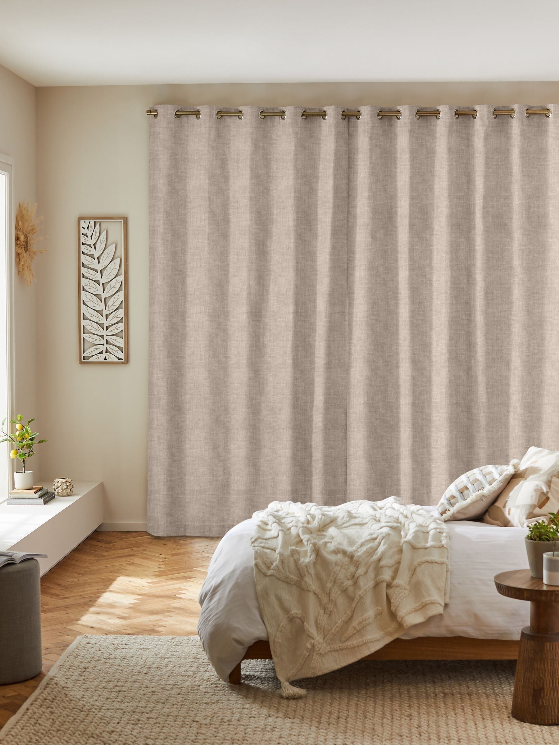Next Nikki curtains mouse natural made to measure - British product