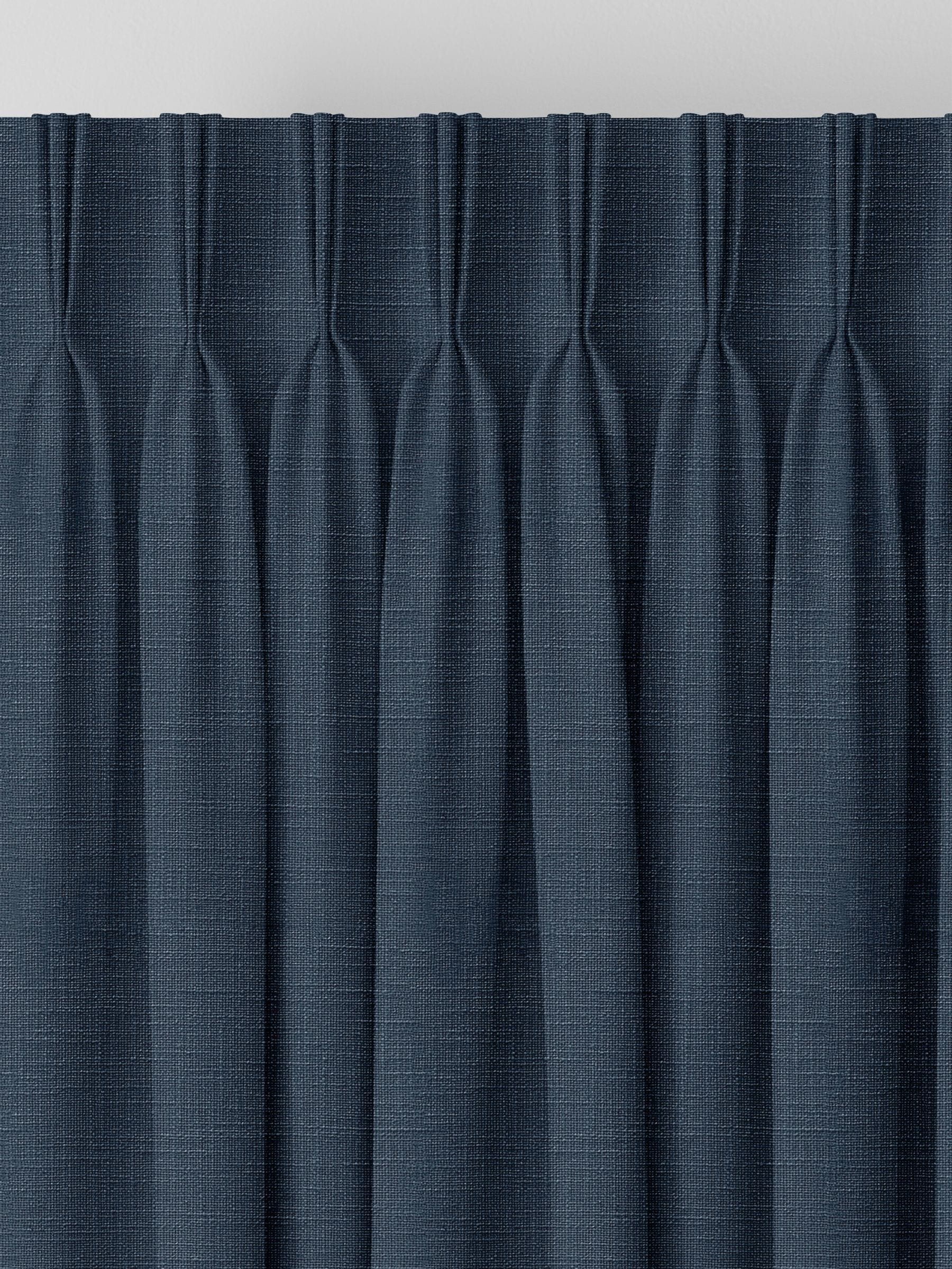 Next ink blue made to measure curtains, imported from the UK
