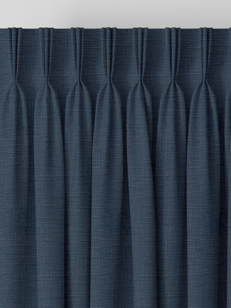 Next ink blue made to measure curtains, imported from the UK