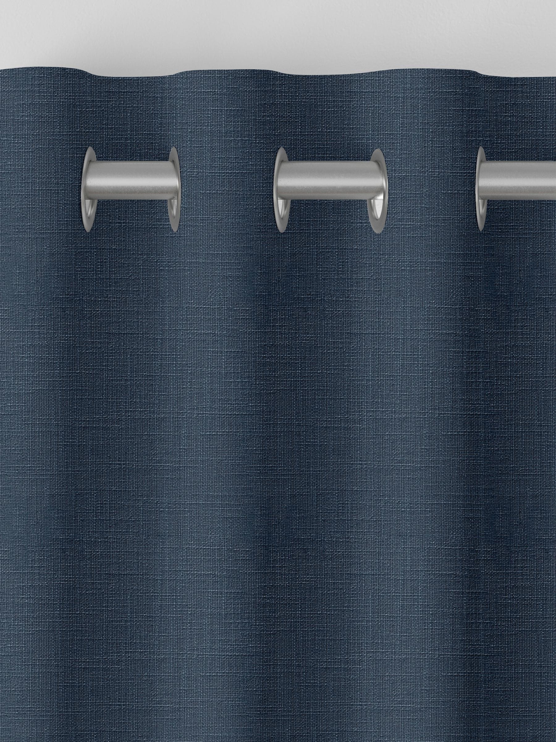 Next ink blue made to measure curtains, imported from the UK