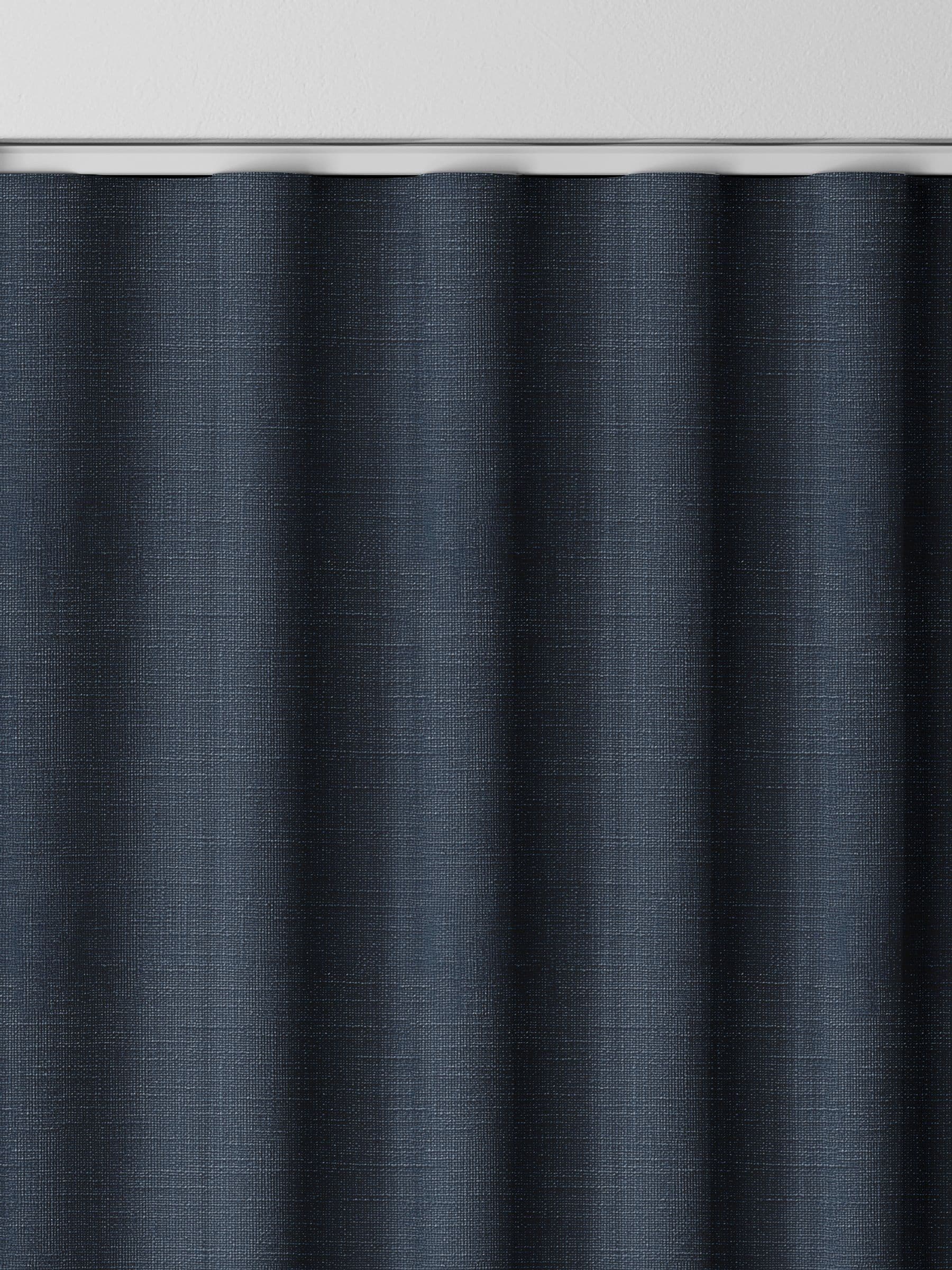 Next ink blue made to measure curtains, imported from the UK