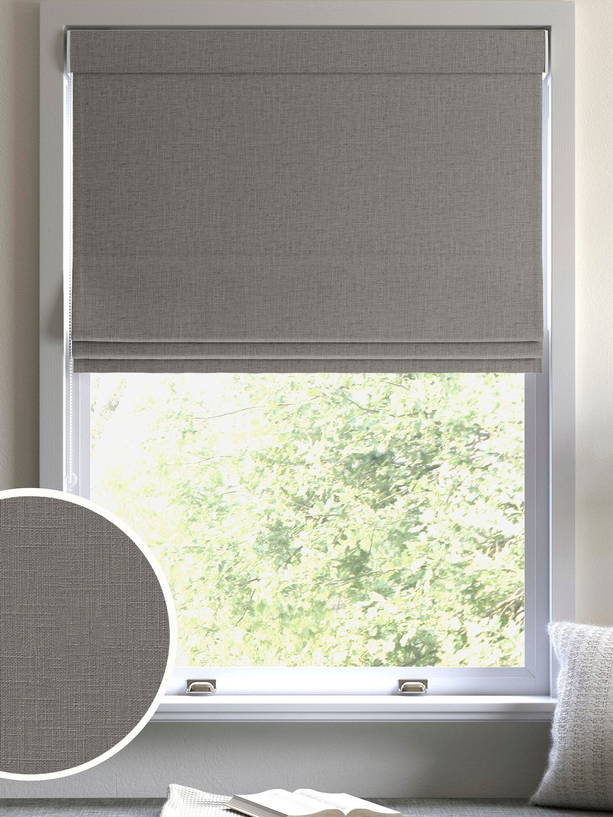 Next Nikki Roman Blind smoke grey - British product