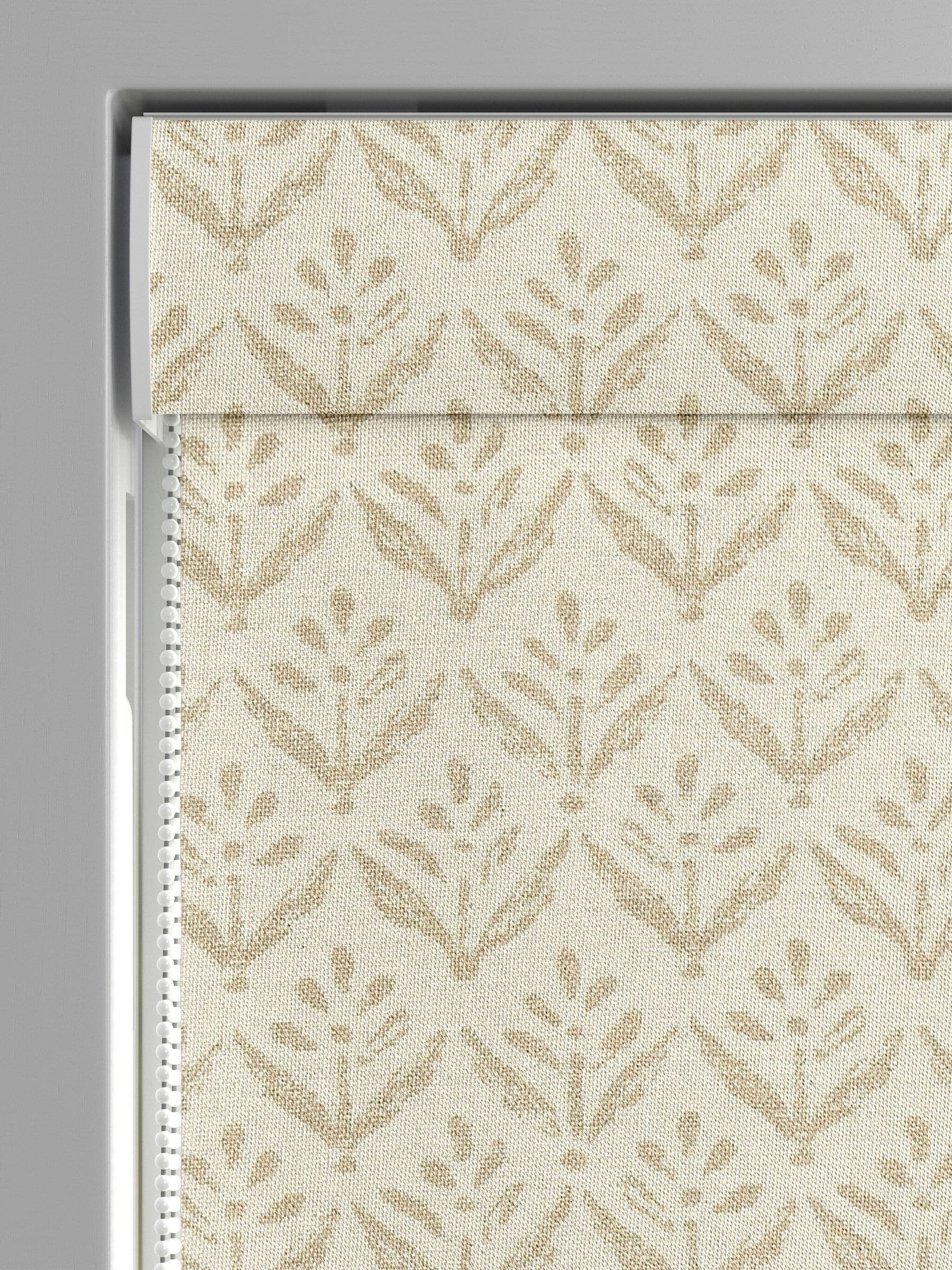 Sand yellow Roman blind made to measure, UK version
